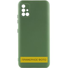 Чехол Silicone Cover Lakshmi Full Camera (A) для Samsung Galaxy M33 5G Full camera, Зелений/Dark Green