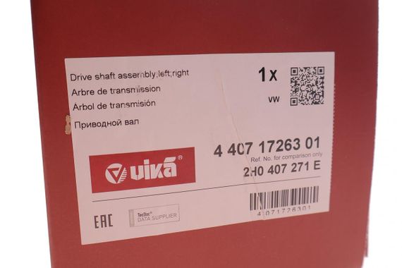 Полуось передняя VW Amarok 2.0 TDI 10-22 28x465  44071726301 | Зображення 1