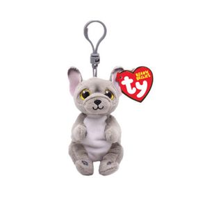 М&apos;яка іграшка Ty Beanie Bellies Сірий пес WILFRED 12см (43111)