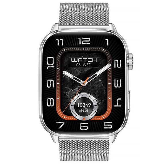 Смарт-годинник WiWU SW08 Smart sports watch (call version) Silver | Зображення 1
