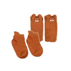 Детский набор наколенники и носки "Тигр" MGZ-0649(Orange)