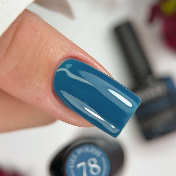 Гель-лак Crooz 78 (глибокий петроль) 8мл | Зображення 1