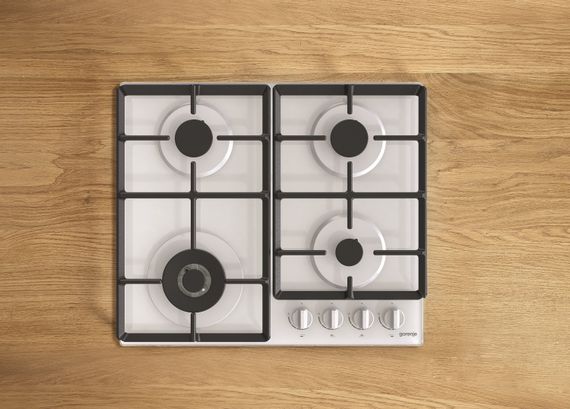 Варочная поверхность Gorenje газ на стекле GTW641EW | Зображення 1