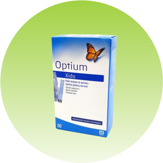 Тест-смужки Optium Xido 50 шт