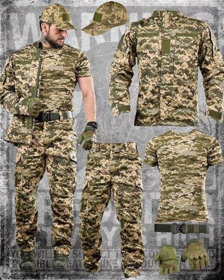 Уставний тактичний костюм DOGMA 6в1 піксель ДЛ6446