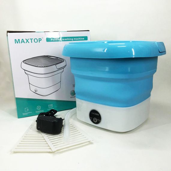Складна пральна машинка в приватний будинок MAXTOP, Пральна машина для дачі без водопроводу MT-85