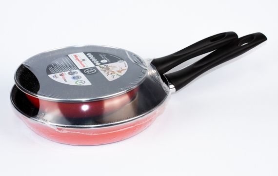 Набір сковорідок 2 шт K2 RED VITRINOR 20/24 см | Зображення 4