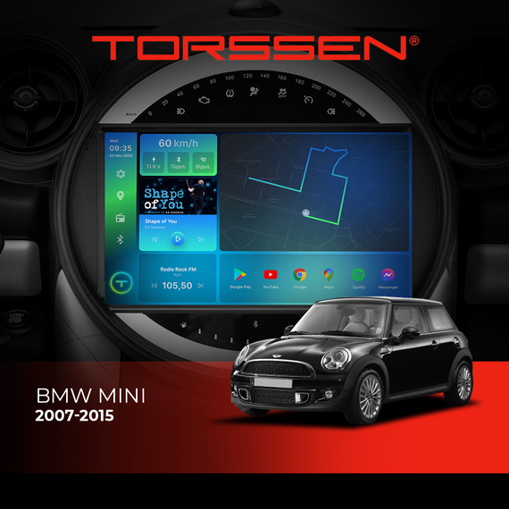 Штатна магнітола Torssen 2K BMW Mini (2007-2015) F9464 4G Carplay DSP
