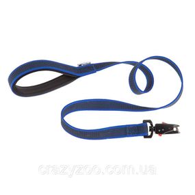 Поводок для собак Ferplast Daytona Gummy Matic G25/120 нейлоновый синий до 60 кг 2.5х120 см 77180125