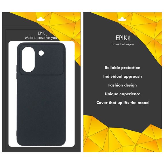 Чохол TPU Epik Black для ZTE Blade A54 4G Чорний | Зображення 3