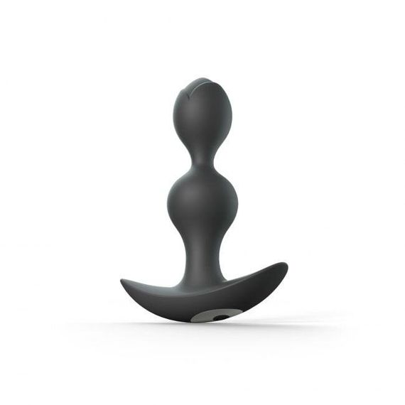 Анальний стимулятор, гнучкий з вібрацією Love To Love TWINNY BUD Black sexstyle