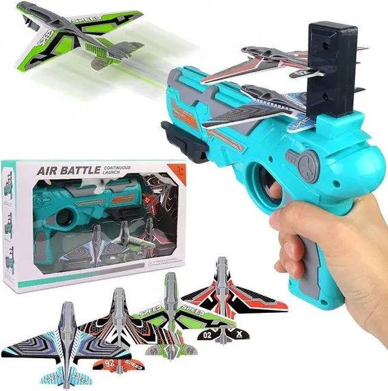 Детский игрушечный пистолет катапульта с самолетиками Air Battle | Зображення 2