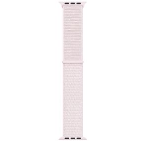 Ремінець Nylon для Apple watch 38 mm/40mm/41mm Жовтий/Bright Yellow Рожевий/Pearl Pink