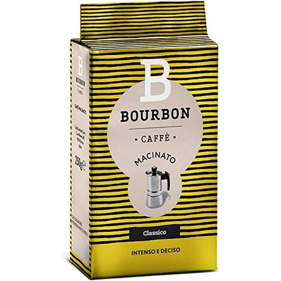Мелена італійська Кава Lavazza Bourbon 250 г у вакуумному пакованні, Лавацца Бурбон, робуста