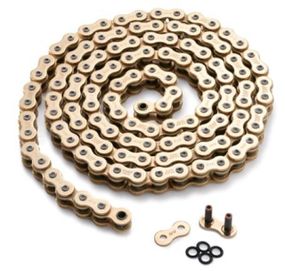 Цепь трансмиссии   428-126H   O-Ring   Honda CG200/CBX150, Viper F5/MX200R, ZS200GY-2   (желтая, сальниковая)