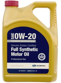 Моторна олива Subaru Motor Oil 0W-20 4.73л.