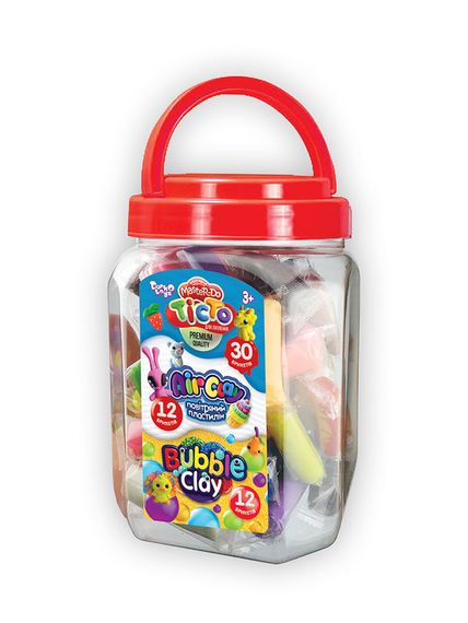 Набір для творчості 3в1, тісто для ліплення TAB-01-01U Danko Toys (4823102810973)