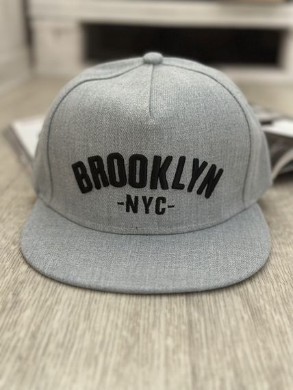 Кепка снепбек (Snapback)  Brooklyn NY Сірий 56-61р (9068) | Зображення 1