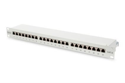 Патч-панель DIGITUS 19&quot; 1U, 24 порта, Cat.6 STP в сборе (DN-91624S)