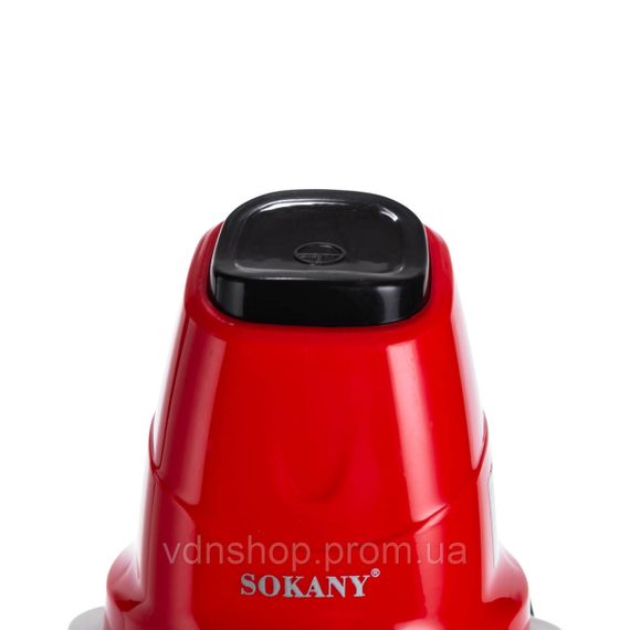 Чоппер подрібнювач з чашею на 0.7 л електричний кухонний 250 Вт Sokany SK-06009R | Зображення 3