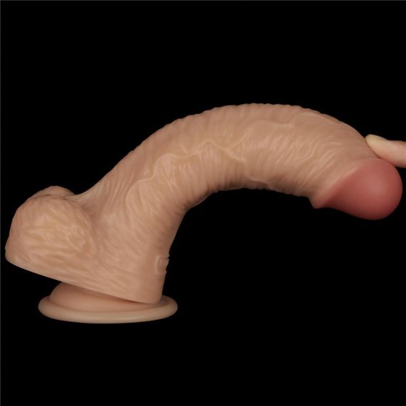 Реалістичний вібратор - Vibrating Power Basics Cock 8.5" Sex Aura | Зображення 8