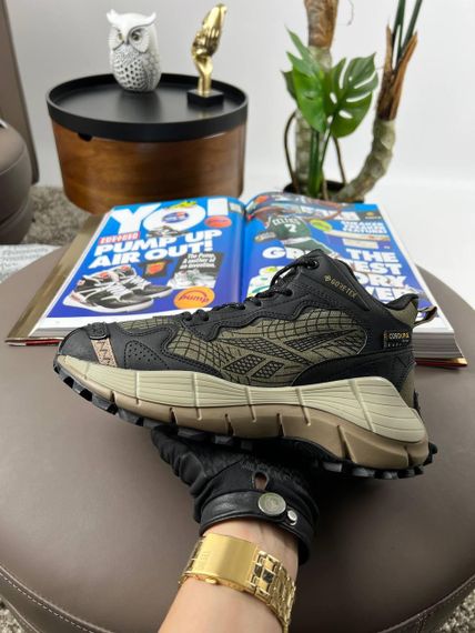 Чоловічі зимові кросівки Zig Kinetica 2.5 Edge Black Grey Khaki Fur  , В'єтнам 43 27,5