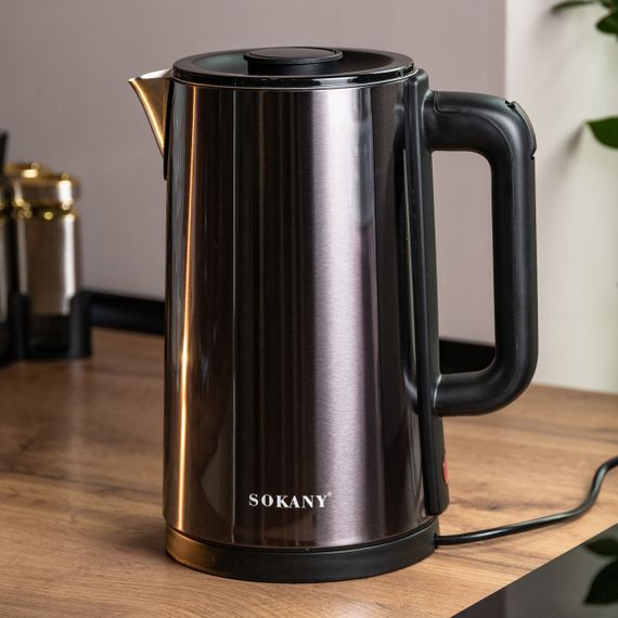 Электрочайник Sokany SK-09018 3 литра Серый | Зображення 7