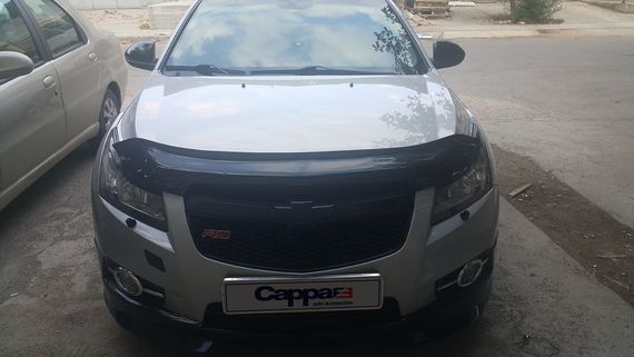 Дефлектор капота (Eurocap) для Chevrolet Cruze 2009-2015 гг | Зображення 6