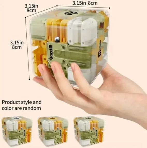 Головоломка лабіринт у формі куба 3D | Зображення 3