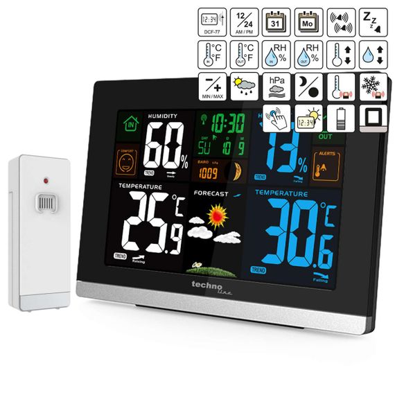 Метеостанція Technoline WS6462 Black (WS6462) | Зображення 6