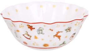 Піала порцелянова "Святковий Флер" 500мл, біла кольорова