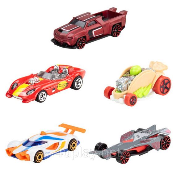 Hot Wheels Let's Race Подарочный набор из 5-ти машинок Хот Вилс для треков | Зображення 1