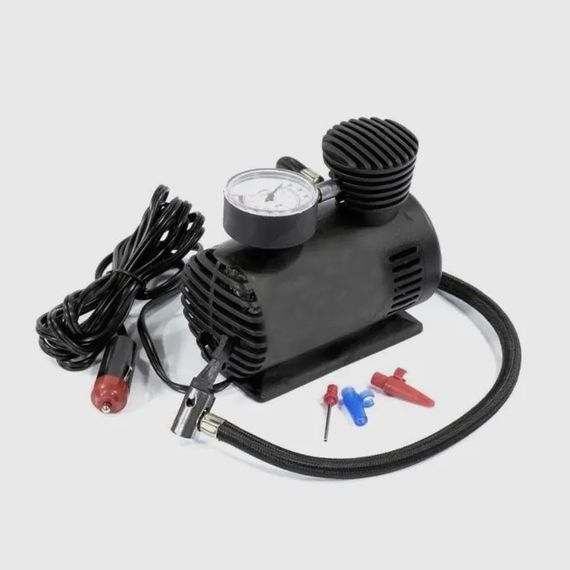 Автомобильный компрессор 12в, Портативный воздушный насос, Автомобильный насос 12 вольт, Автокомпрессор KM-65 | Зображення 5