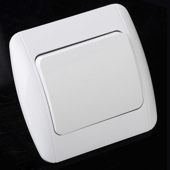 Выключатель одноклавишный белый MB-1V wh | Зображення 3