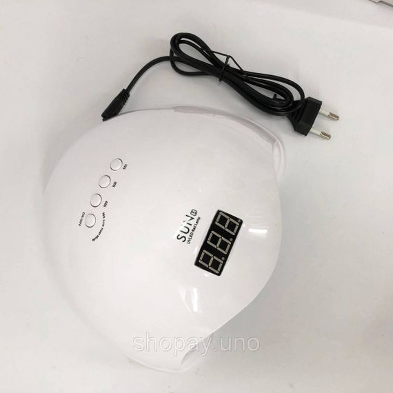 Led лампа для сушки гель-лаков Sun 5 nail lamp FD93-1, Сушилка для лака ногтей Лампы маникюрные MU-40 | Зображення 5