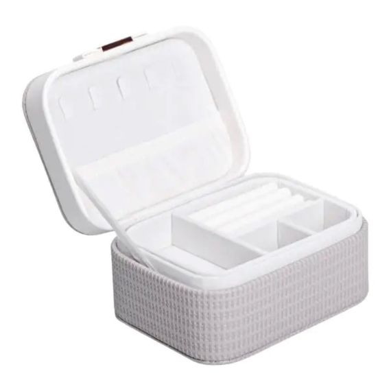 Скринька для прикрас з еко шкіри 15.5×11.5×8.5 ​​органайзер для ювелірних виробів HP-5-37BE | Зображення 1