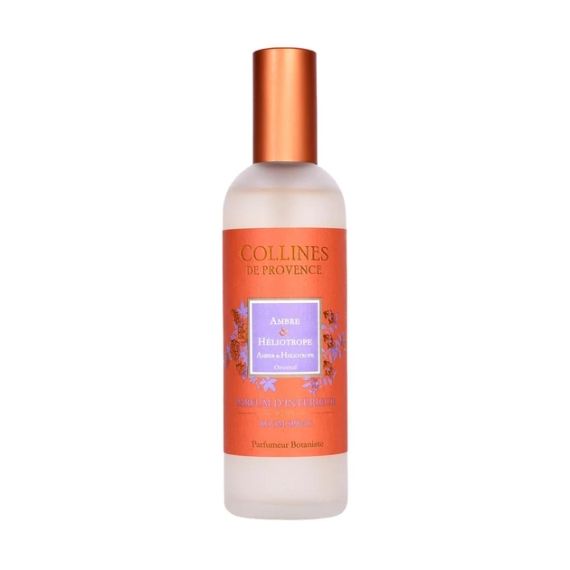 Amber & Heliotrope (Амбра и гелиотроп) интеьерные духи - спрей от Collines de Provence, 100 мл
