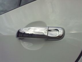 Накладки на ручки (4 шт, нерж) OmsaLine - Італійська нержавійка для Volkswagen Golf Plus