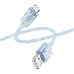 Кабель USB Borofone BU44 Sincero Type-C 3A 1.2m Колір Блакитний