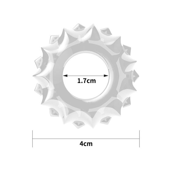 Ерекційне кільце - Power Plus Cockring 1 Clear sexstyle | Зображення 1