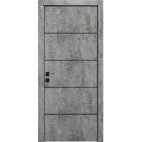 Двері міжкімнатні Rodos MODERN Flat-03 INSIDE мрамор сірий