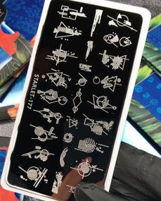 Пластина 177 для стемпинга Starlet Professional (12х6см)