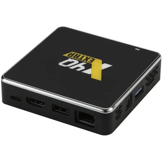 TV Медіаплеєр Ugoos X4Q EXTRA 4/128Gb/Amlogic S905X4/Android 11/WiFi 2.4G+5G/BT 5.1/BT Voice Gyro | Зображення 1