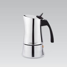 Кофеварка гейзерная из нержавеющей стали Maestro MR-1668-6, 300 мл (на 6 чашек), для дома и офиса