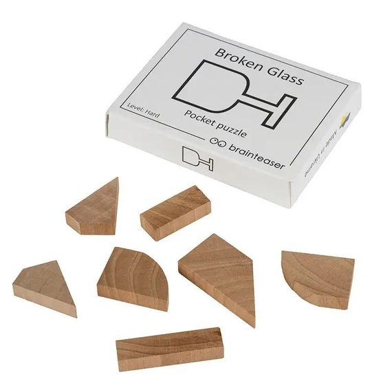 Набір дерев'яних головоломок "Wooden mini puzzle set #2" set2en 6 штук | Зображення 1