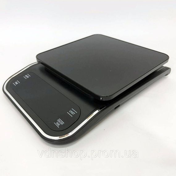 Кухонні ваги з дисплеєм ваги X-1, 5кг, Ваги побутові кухонні з вимірюванням об'єму MA-51