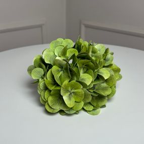 Гортензия латексная искусственная h=70см d=17 cm 1шт. Цвет: салатовый
