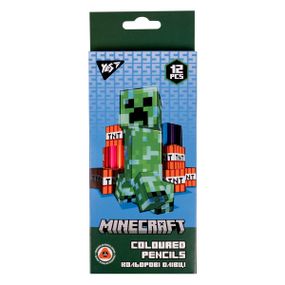 Набір кольорових олівців YES Minecraft 290701 12 кольорів