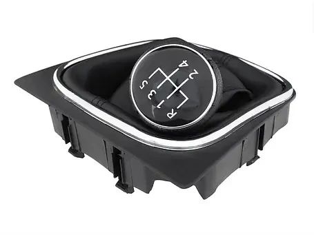 VOLKSWAGEN Touran (09-12) БЕЗ РАМКИ ручка перемикання передач 5 ступка КПП + чохол + рамка, Фолькцваген Туран