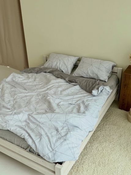 Постільна білизна євро Dushka Home 21591 200х220 см